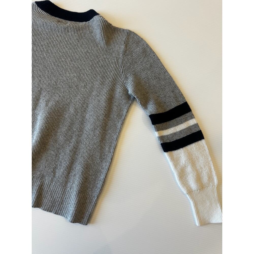 Faherty Throwback Crewneck Sweater Womens’ Small Gray Organic Cotton Cashmere - Picture 9 of 16